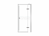 BESCO Kabina prysznicowa Pixa Gun Metal 120x90x195 Prawa PPP129-195GR